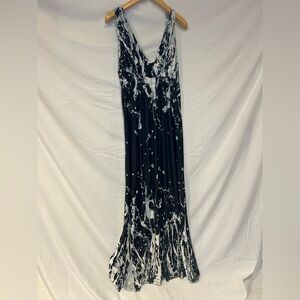 Morefeel Black and White Women's Dress